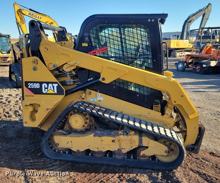 image for item DN3606 2017 Caterpillar 259D tracked skid steer loader