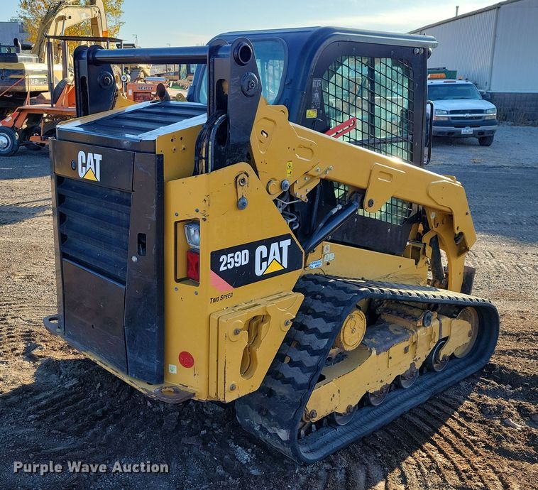 image for item DN3606 2017 Caterpillar 259D tracked skid steer loader