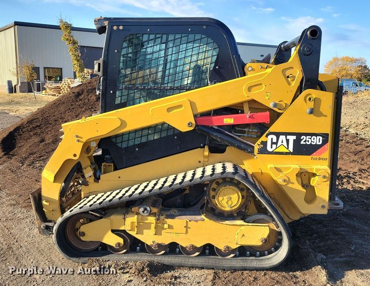 image for item DN3606 2017 Caterpillar 259D tracked skid steer loader