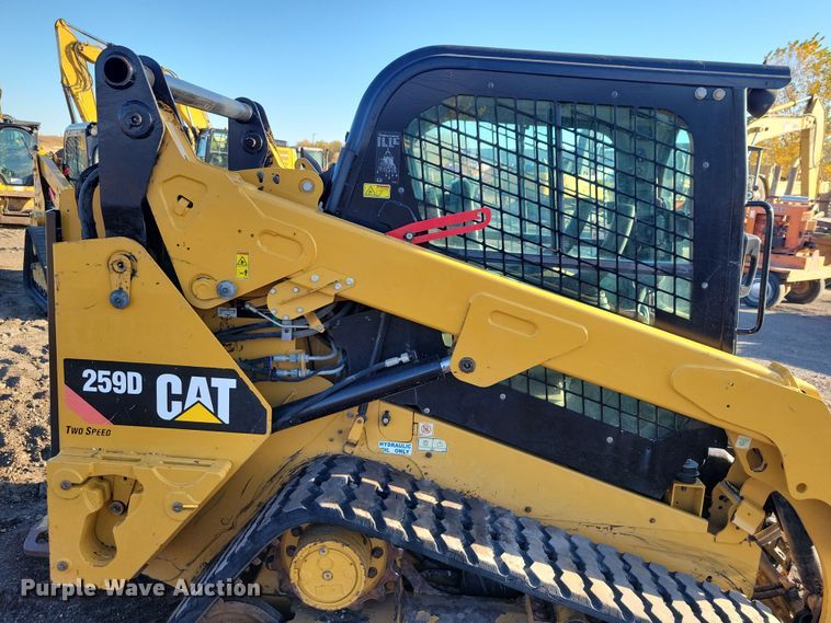 image for item DN3606 2017 Caterpillar 259D tracked skid steer loader