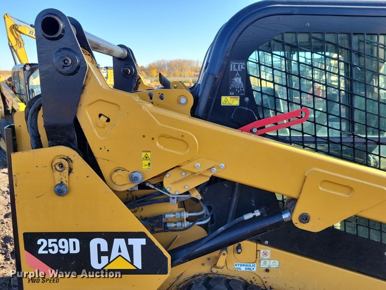 image for item DN3606 2017 Caterpillar 259D tracked skid steer loader