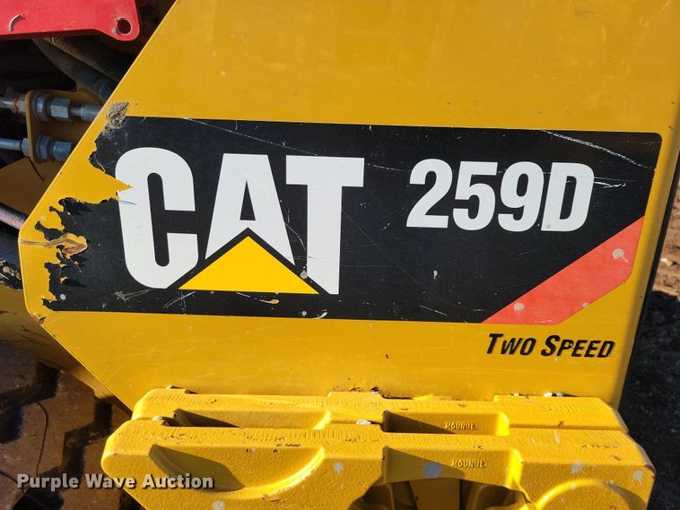 image for item DN3606 2017 Caterpillar 259D tracked skid steer loader