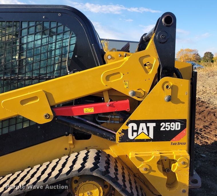 image for item DN3606 2017 Caterpillar 259D tracked skid steer loader