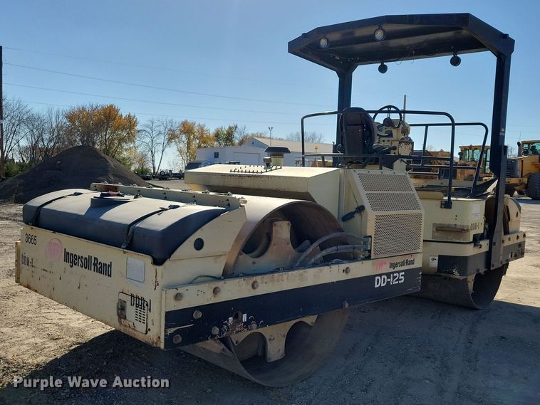 image for item DN3611 2010 Ingersoll Rand DD-125 double drum vibratory roller