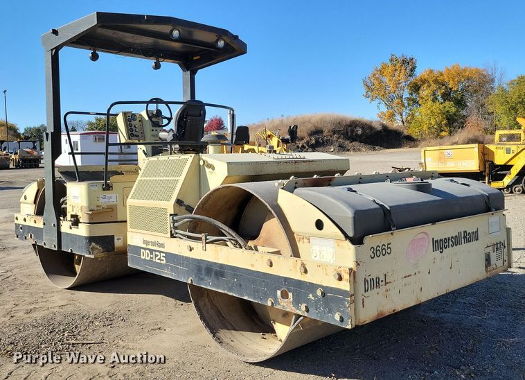 image for item DN3611 2010 Ingersoll Rand DD-125 double drum vibratory roller
