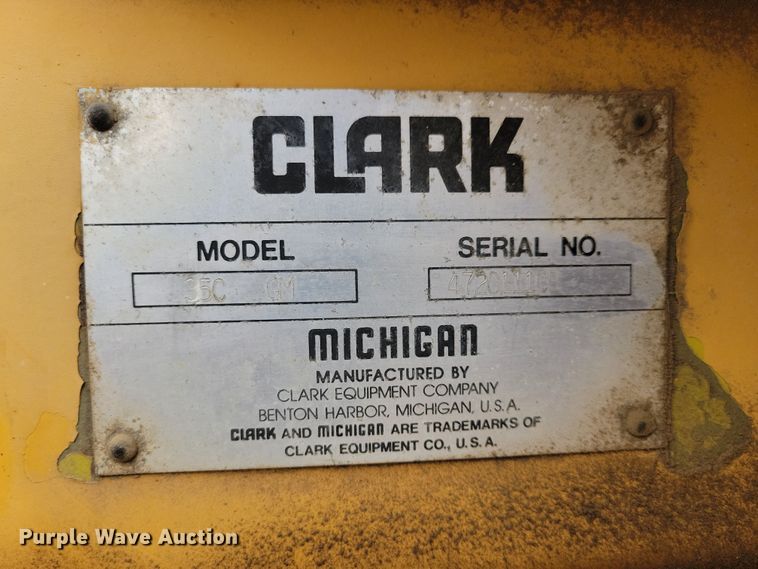 image for item DN3618 1981 Clark 35C  GM wheel loader