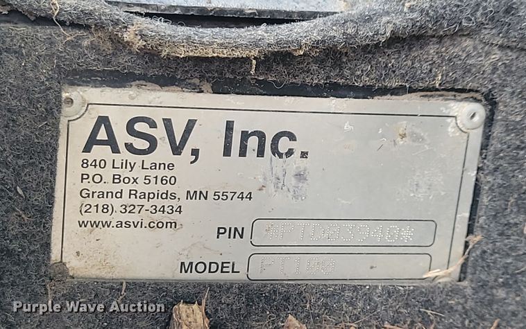 image for item DN3621 2008 ASV JGE PT-100 tracked skid steer loader