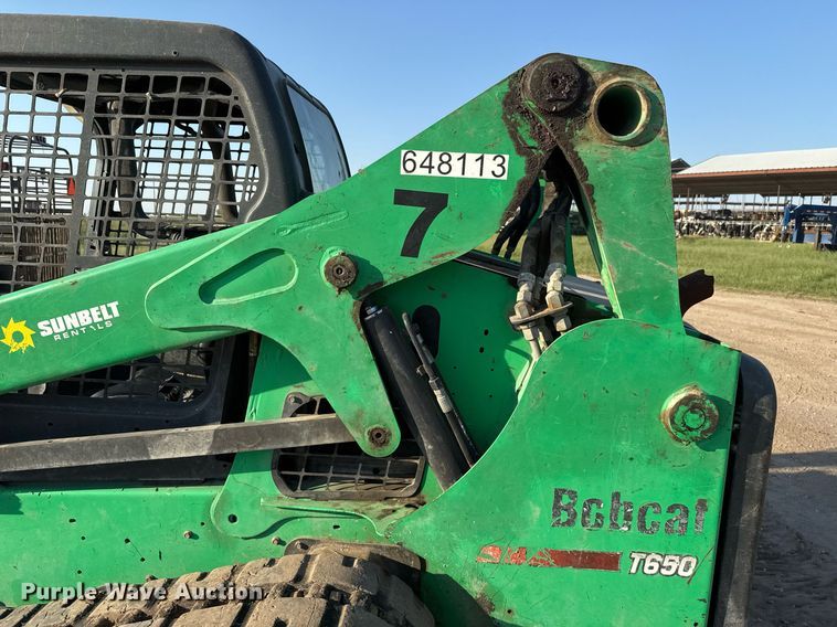 image for item DO2557 2014 Bobcat T650 tracked skid steer loader