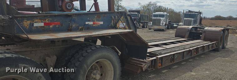 image for item DQ5225 1973 Talbert TD50HRG lowboy equipment trailer