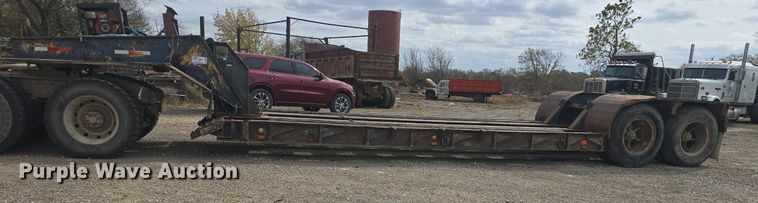 image for item DQ5225 1973 Talbert TD50HRG lowboy equipment trailer