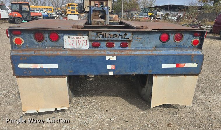 image for item DQ5225 1973 Talbert TD50HRG lowboy equipment trailer