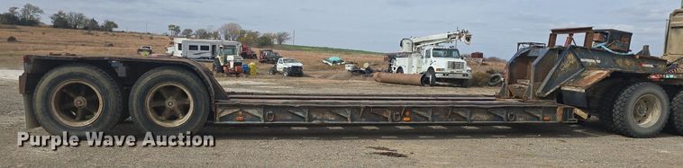 image for item DQ5225 1973 Talbert TD50HRG lowboy equipment trailer