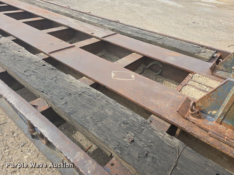 image for item DQ5225 1973 Talbert TD50HRG lowboy equipment trailer