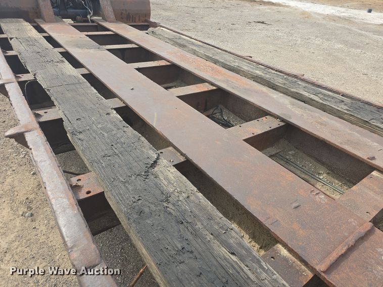 image for item DQ5225 1973 Talbert TD50HRG lowboy equipment trailer