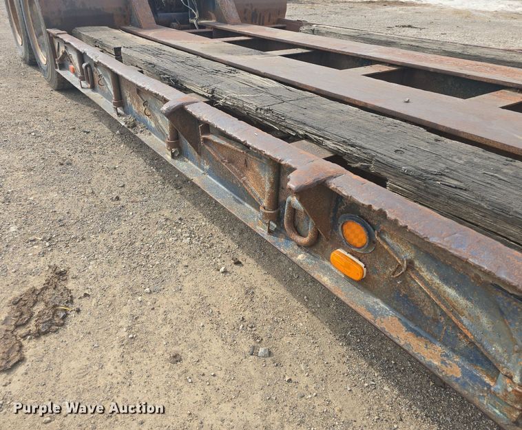 image for item DQ5225 1973 Talbert TD50HRG lowboy equipment trailer