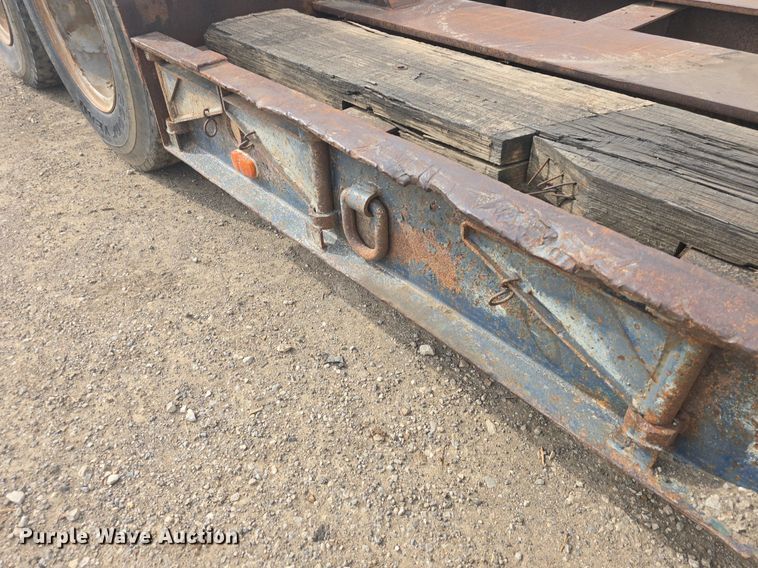 image for item DQ5225 1973 Talbert TD50HRG lowboy equipment trailer