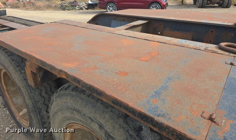 image for item DQ5225 1973 Talbert TD50HRG lowboy equipment trailer