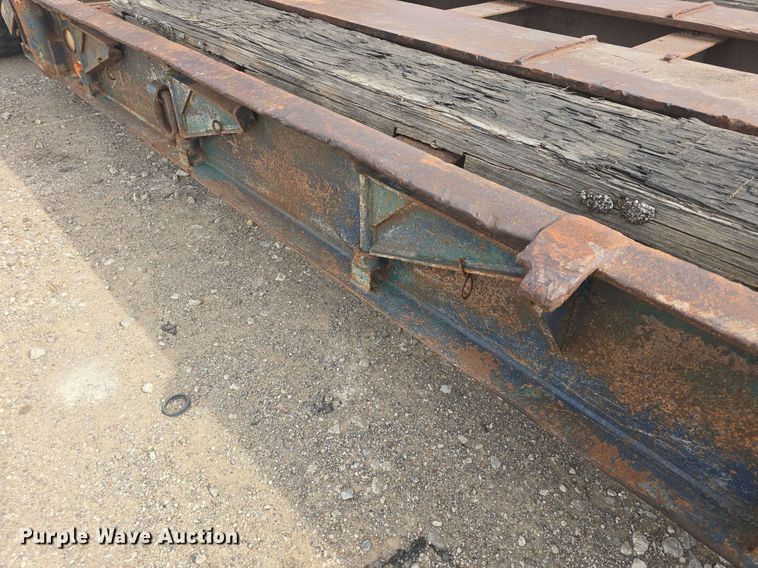 image for item DQ5225 1973 Talbert TD50HRG lowboy equipment trailer