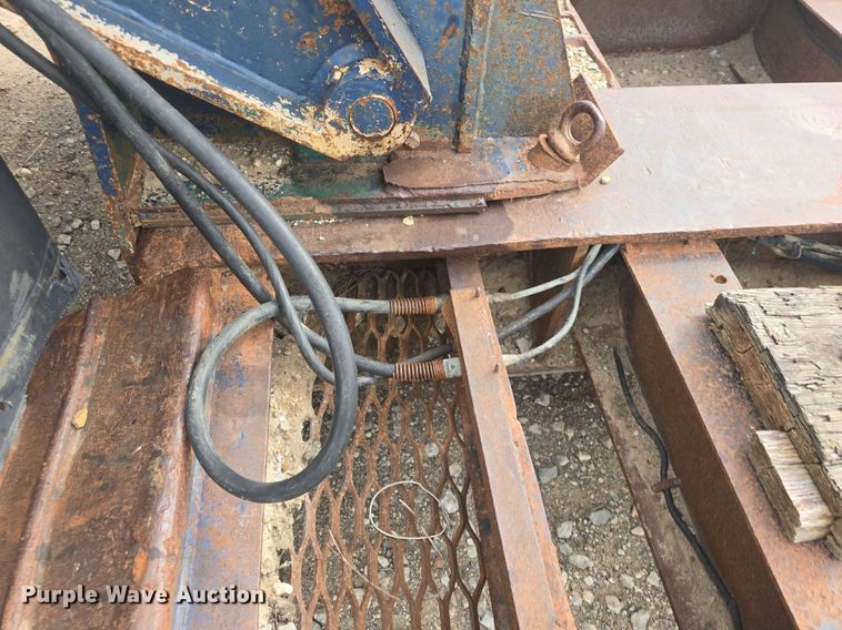 image for item DQ5225 1973 Talbert TD50HRG lowboy equipment trailer