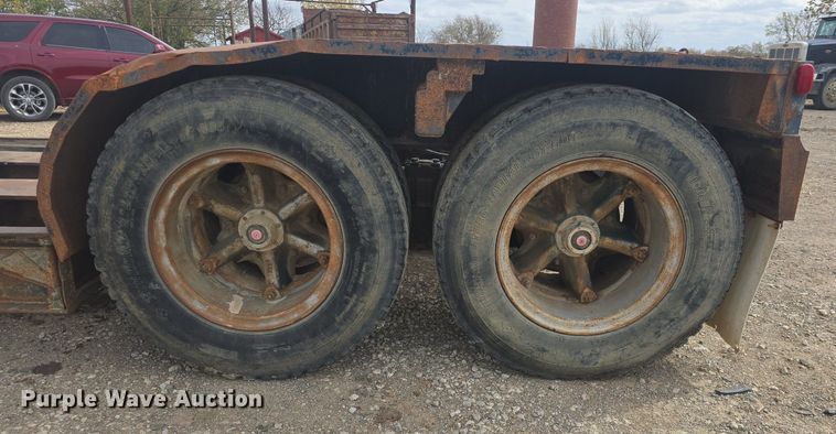 image for item DQ5225 1973 Talbert TD50HRG lowboy equipment trailer