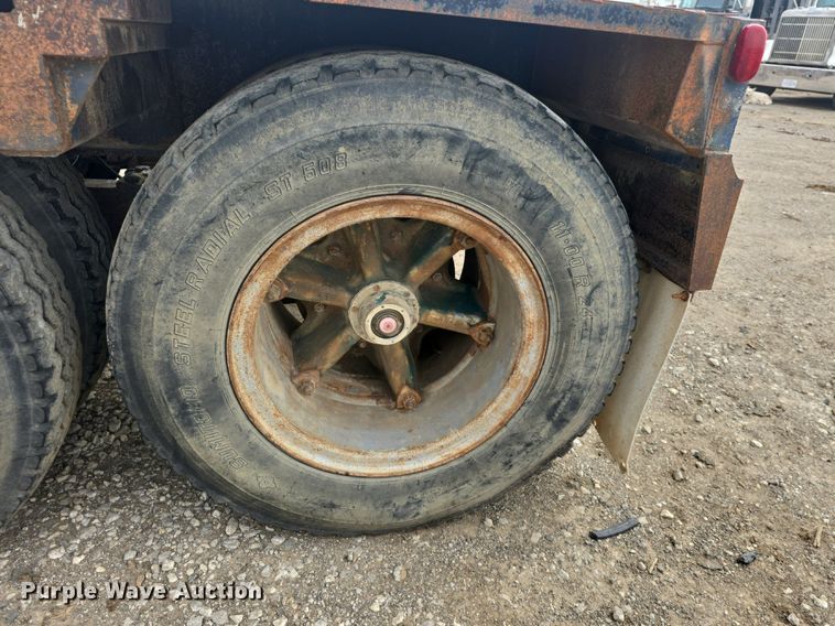 image for item DQ5225 1973 Talbert TD50HRG lowboy equipment trailer