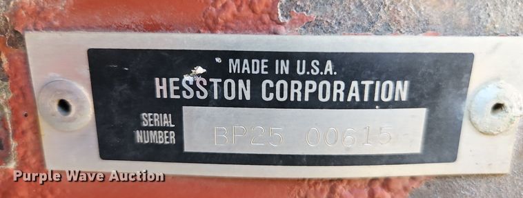 image for item DT7527 Hesston BP25 bale processor