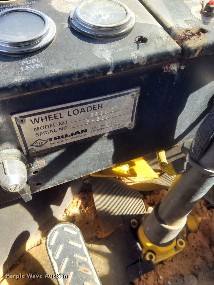 image for item DV6504 1990 Trojan  3500 Z wheel loader