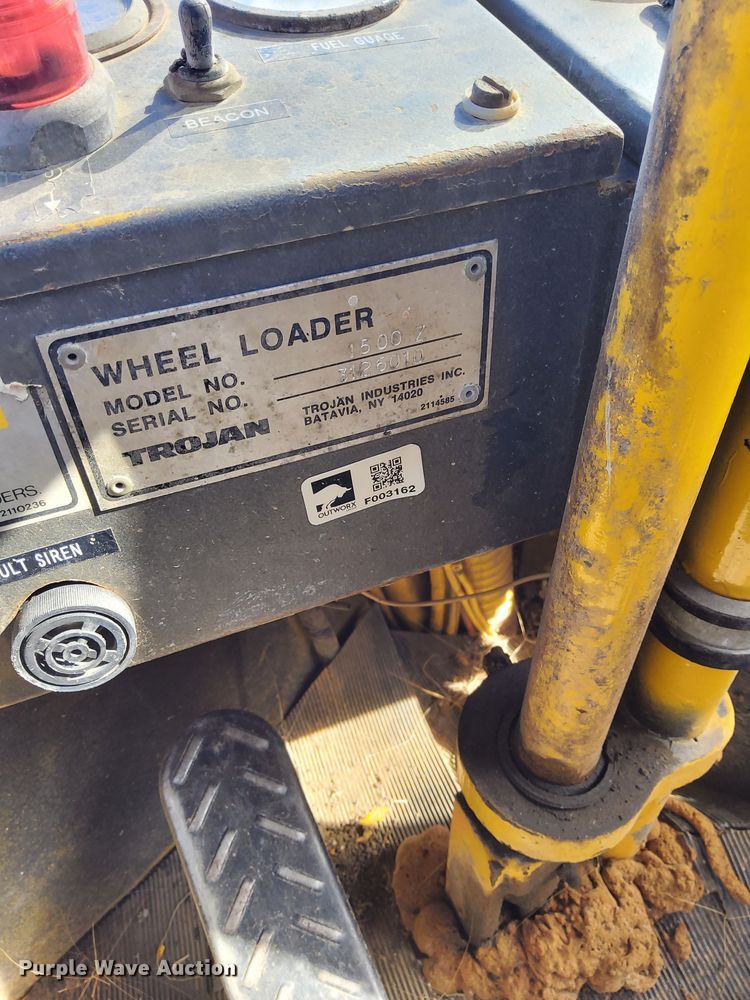 image for item DV6509 1987 Trojan  1500Z wheel loader