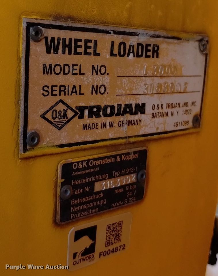 image for item DV6510 Trojan  L3000 wheel loader