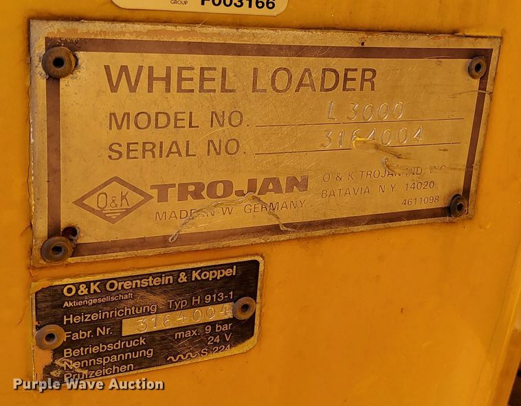 image for item DV6518 Trojan  L3000 wheel loader