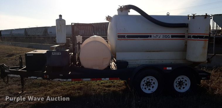 image for item DV9848 2001 Maxley Companies Vacmasters SPV800 vacuum excavator