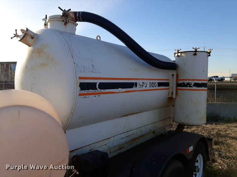 image for item DV9848 2001 Maxley Companies Vacmasters SPV800 vacuum excavator