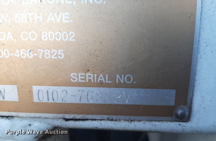 image for item DV9848 2001 Maxley Companies Vacmasters SPV800 vacuum excavator