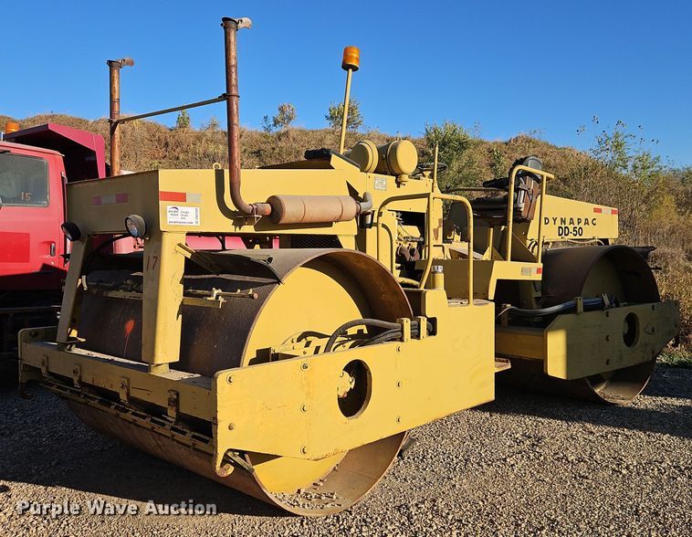 image for item DW2299 1985 Dynapac CC50A double drum vibratory roller