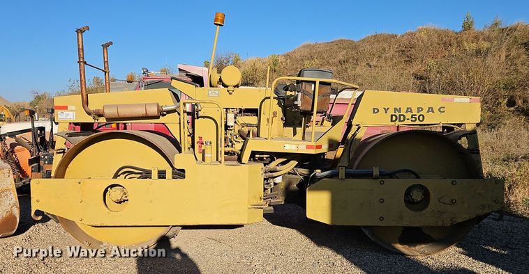 image for item DW2299 1985 Dynapac CC50A double drum vibratory roller