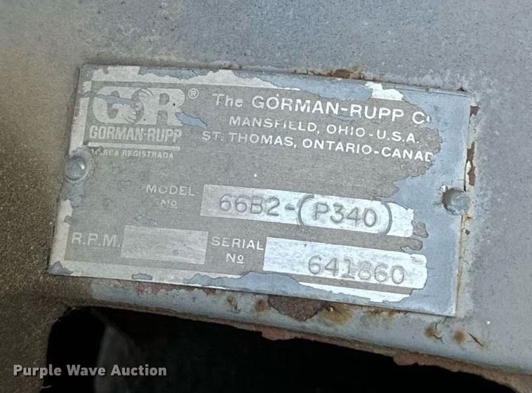 image for item DW2306 Shop built pump