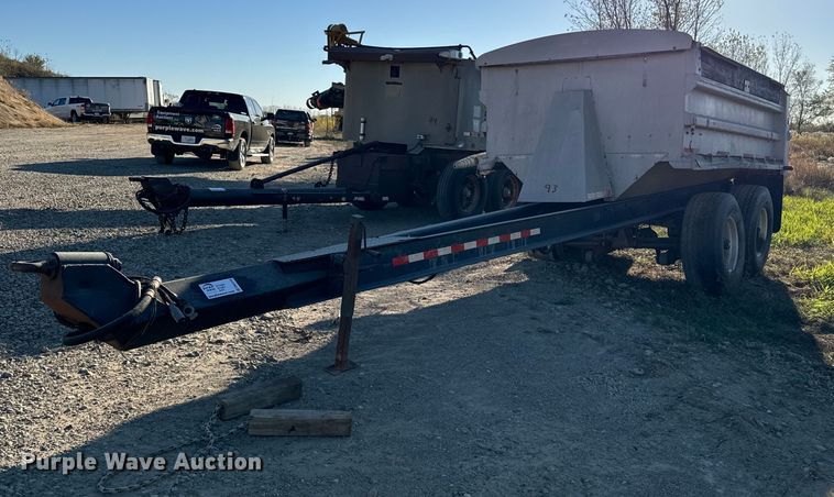 image for item DW2318 1979 Truckweld PTEVSC end dump pup trailer