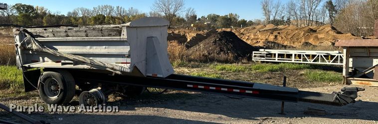 image for item DW2318 1979 Truckweld PTEVSC end dump pup trailer