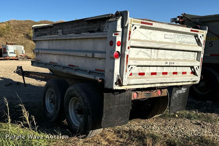 image for item DW2318 1979 Truckweld PTEVSC end dump pup trailer