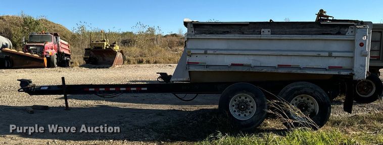 image for item DW2318 1979 Truckweld PTEVSC end dump pup trailer