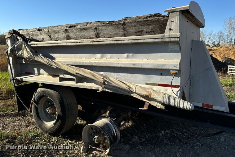 image for item DW2318 1979 Truckweld PTEVSC end dump pup trailer