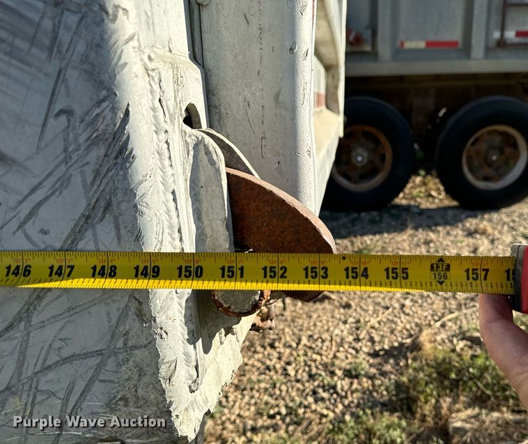 image for item DW2318 1979 Truckweld PTEVSC end dump pup trailer