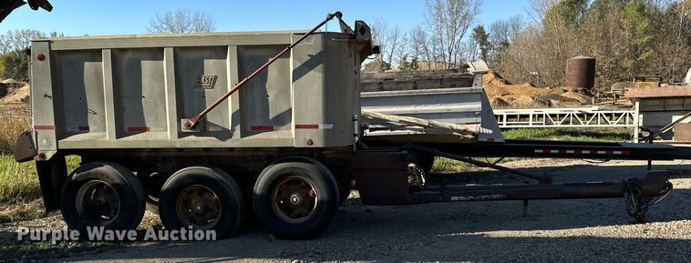 image for item DW2319 1984 East MFG end dump pup trailer