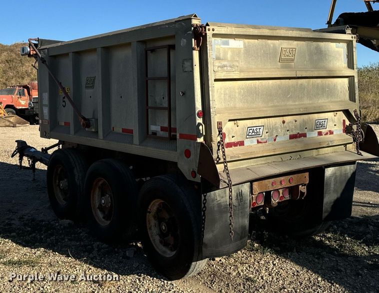 image for item DW2319 1984 East MFG end dump pup trailer