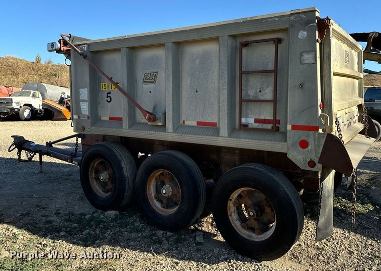 image for item DW2319 1984 East MFG end dump pup trailer