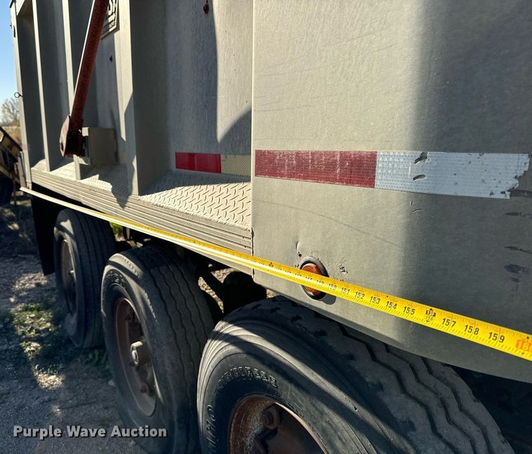 image for item DW2319 1984 East MFG end dump pup trailer