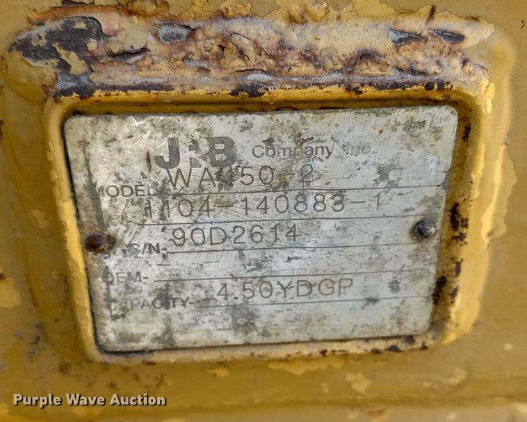 image for item DW2323 JRB WA450-2 wheel loader bucket