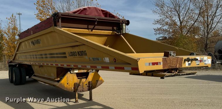 image for item DW2348 1995 Load King 2060-40-2 bottom dump trailer