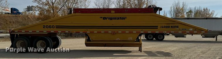 image for item DW2348 1995 Load King 2060-40-2 bottom dump trailer