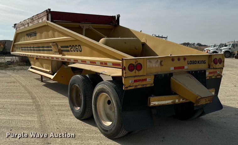 image for item DW2348 1995 Load King 2060-40-2 bottom dump trailer